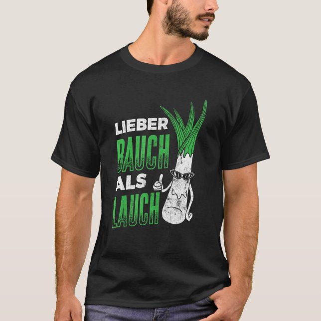 Sehr geehrter Bauch als Leek Sport Fitness Trainin T-Shirt (Vorderseite)