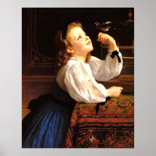 Sehr geehrter Bird von Franz Dvorak Poster