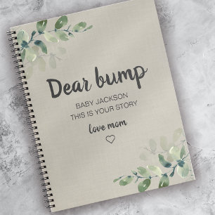 Sehr geehrter Bump Keepake Pregnancy Journal Notizbuch