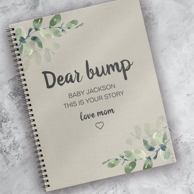 Sehr geehrter Bump Keepake Pregnancy Journal Notizbuch (Von Creator hochgeladen)