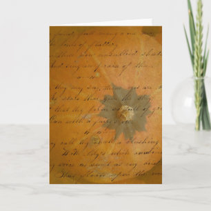 Sehr geehrter Freund Karte