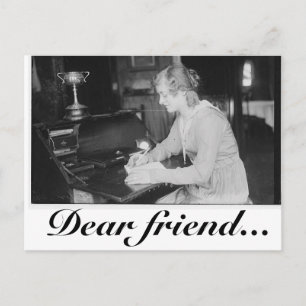 Sehr geehrter Freund Postcard Postkarte
