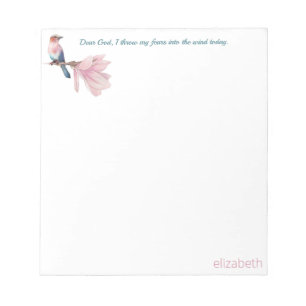Sehr geehrter Gott, Bird & Magnolia Notepad Notizblock