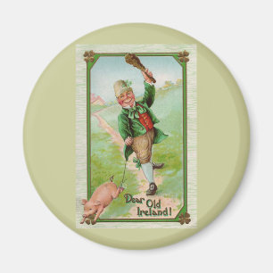 Sehr geehrter Herr Alt Irland! Vintager St. Patric Magnet