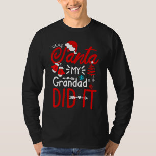 Sehr geehrter Herr Weihnachtsmann hat Weihnachtsfa T-Shirt