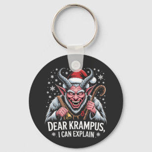 Sehr geehrter Krampus, ich kann Weihnachten Santa Schlüsselanhänger