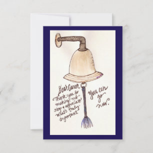 Sehr geehrter Krebs, Dankeskarte