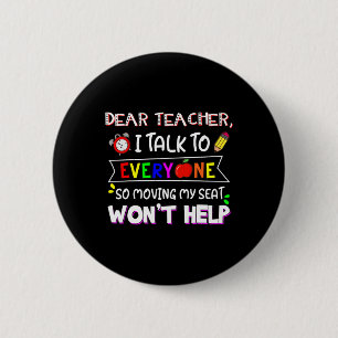 Sehr geehrter Lehrer, ich spreche mit allen, die s Button