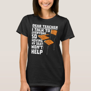 Sehr geehrter Lehrer, ich spreche mit allen, die s T-Shirt