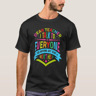 Sehr geehrter Lehrer, ich spreche mit allen, die s T-Shirt