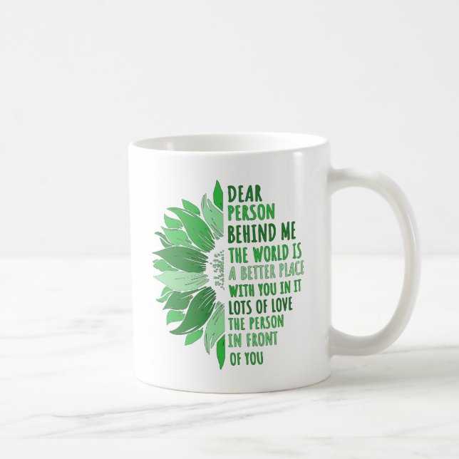 Sehr geehrter Mensch hinter meiner Tasse (Rechts)