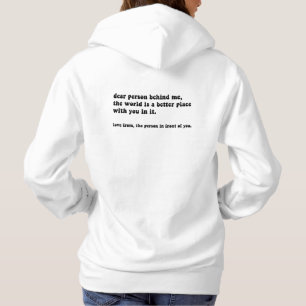 Sehr geehrter Mensch hinter mir Hoodie
