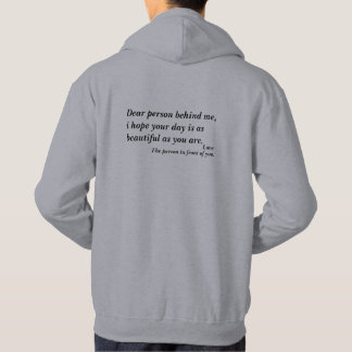 Sehr geehrter Mensch hinter mir Tshirt hoodie