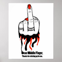 Sehr geehrter Mittelfinger