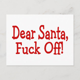 Sehr geehrter Santa Feiertagspostkarte
