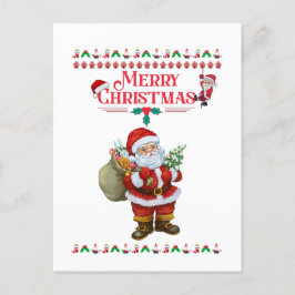 Sehr geehrter Santa | Heilige Weihnachten 2024 Postkarte