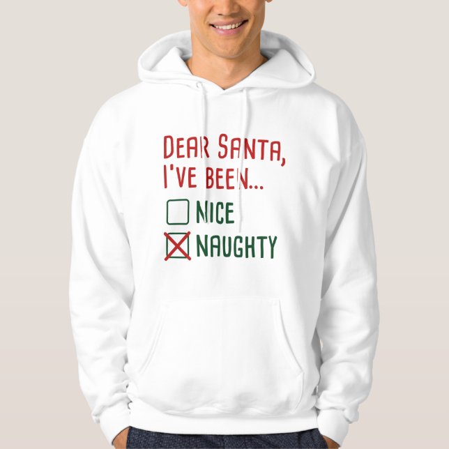 Sehr geehrter Santa Hoodie (Vorderseite)