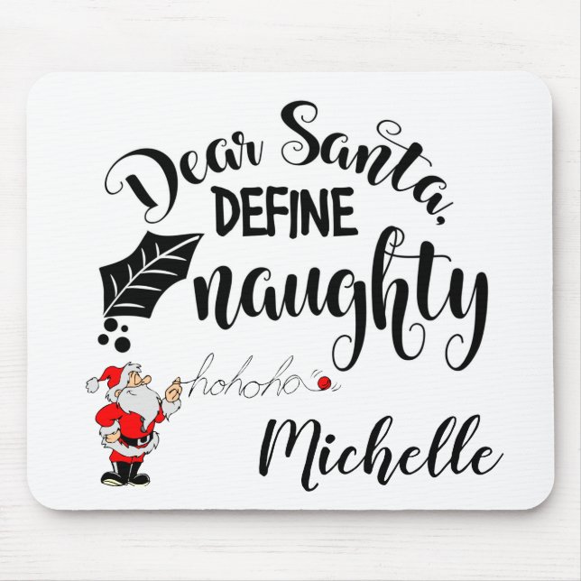 Sehr geehrter Santa Mousepad (Vorne)