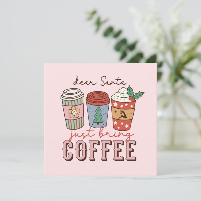 Sehr geehrter Santa | Niedliche Weihnachten (Stehend Vorderseite)