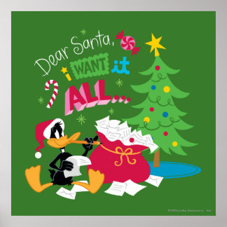Sehr geehrter Santa Poster