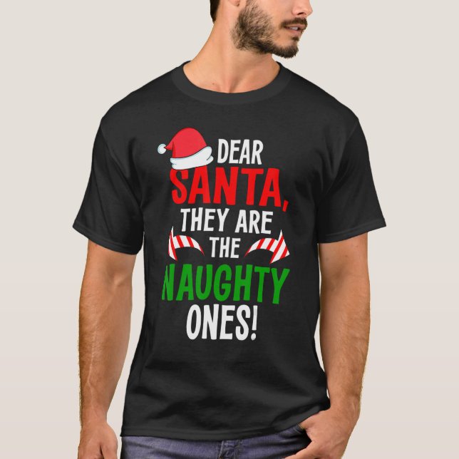 Sehr geehrter Santa, sie sind die schmucken Pajama T-Shirt (Vorderseite)