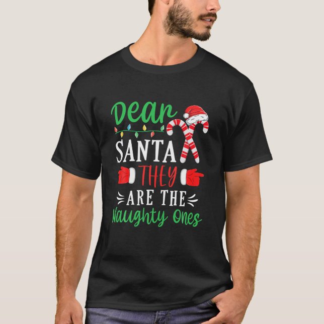 Sehr geehrter Santa, sie sind die schmucken Pajama T-Shirt (Vorderseite)