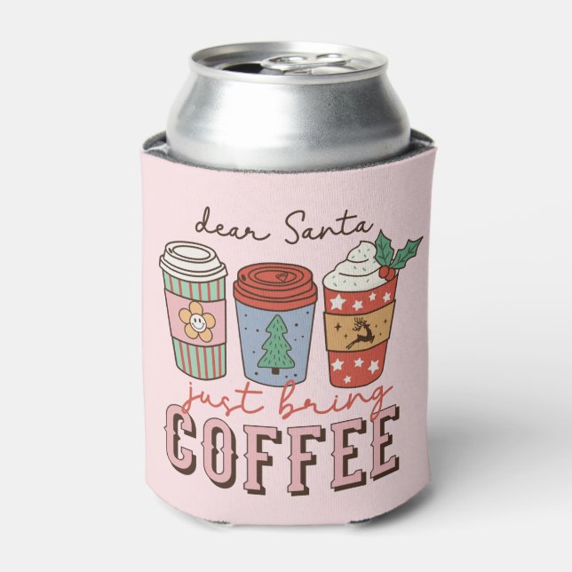 Sehr geehrter Santa | Weihnachtskaffee Dosenkühler (Kanne Vorderseite)