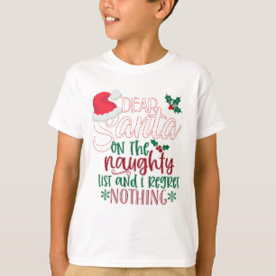 Sehr geehrter Weihnachtsmann auf der unheilvollen T-Shirt