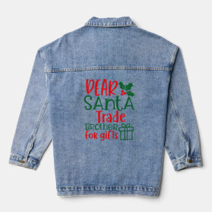 Sehr geehrter Weihnachtsmann, Handelsbruder für Ge Jeansjacke