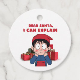 Sehr geehrter Weihnachtsmann, ich kann schuldiges  Geschenkanhänger