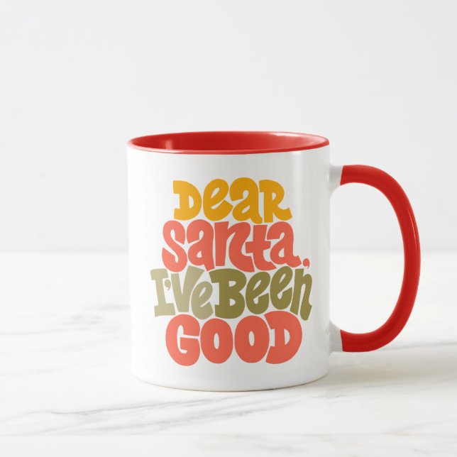 Sehr geehrter Weihnachtsmann - ich war ein gutes D Tasse (Rechts)