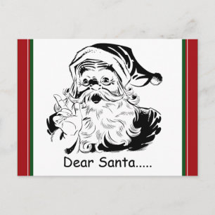 Sehr geehrter Weihnachtsmann...von der erwachsenen Feiertagspostkarte