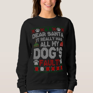 Sehr geehrter Weihnachtsmann wirklich waren alle m Sweatshirt