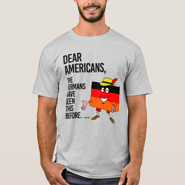 SEHR GEFÄHRDETE AMERIKANER, DEUTSCHLAND HAT DIES V T-Shirt (Vorderseite)