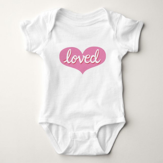 Sehr geliebt - baby strampler (Vorderseite)