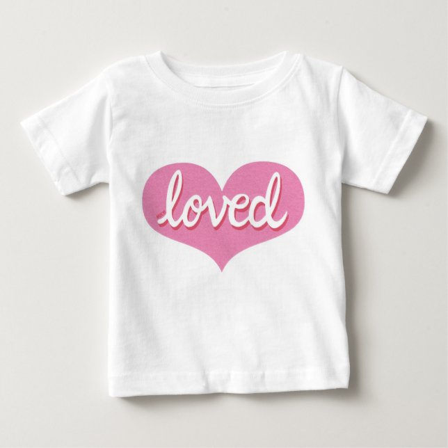 Sehr geliebt - baby t-shirt (Vorderseite)