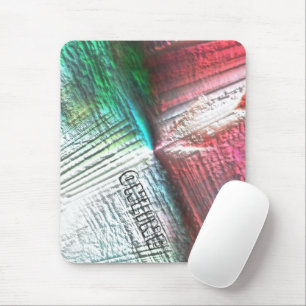 Sehr grobkörnig, virtuell in Pfirsich und Aqua & G Mousepad