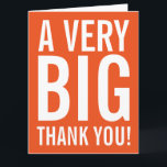 Sehr große Größe Vielen Dank, dass Sie die Karten<br><div class="desc">Sehr groß Vielen Dank,  dass Sie Karten begrüßen. Enorm überdimensionale Karte für Dankeschön an Freunde,  Familie,  Coach,  Mutter,  Vater,  Lehrer,  Krankenschwester,  Chef,  Mitarbeiter etc. XL Extra Grosses Design mit moderner Großbuchstaben Typografie und heller Farbe im Hintergrund. Benutzerdefinierbare dank Nachricht und Hintergrundfarbe.</div>