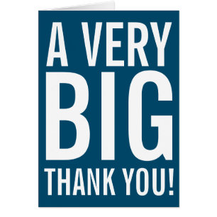 Sehr großes Dankeschön an die Grußkarte