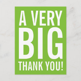 Sehr großes Dankeschön an die Postkarte