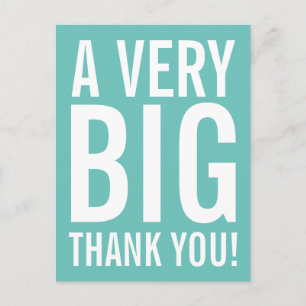Sehr großes Dankeschön an die Postkarte