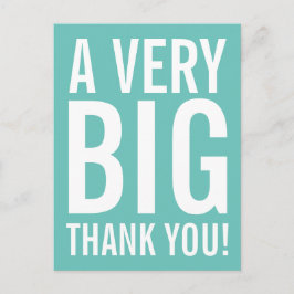 Sehr großes Dankeschön an die Postkarte