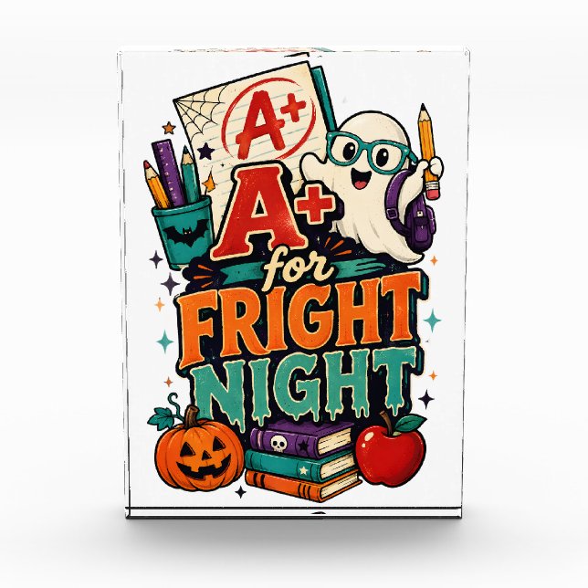 Sehr gut für Fright Night – Spooky School Hallowee Fotoblock (Vorderseite)