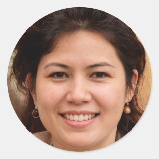 sehr gut runder aufkleber