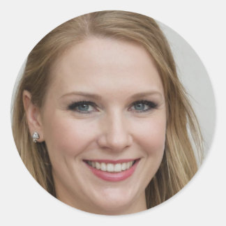 sehr gutes Mädchen Runder Aufkleber