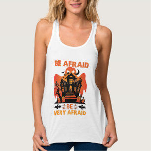 Sehr Halloween Angst einflössendes Haus Kürbisse_1 Tank Top
