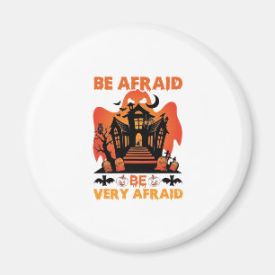 Sehr Halloween Angst einflössendes Spukhaus Kürbis Magnet