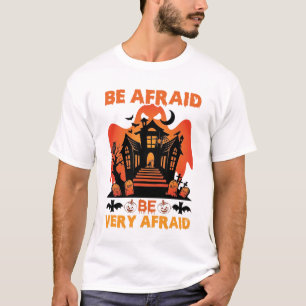 Sehr Halloween Angst einflössendes Spukhaus Kürbis T-Shirt
