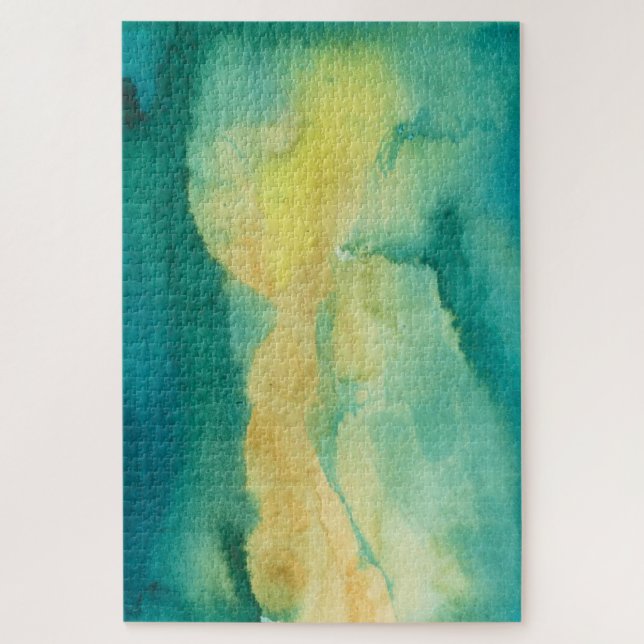 Sehr hartes Aquarellpuzzle. Puzzle (Vertikal)