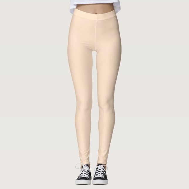 Sehr helle Hauttonfarbe passt neutral Leggings (Vorderseite)